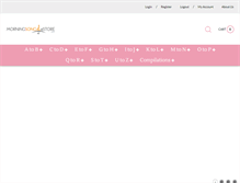 Tablet Screenshot of morningsongestore.com